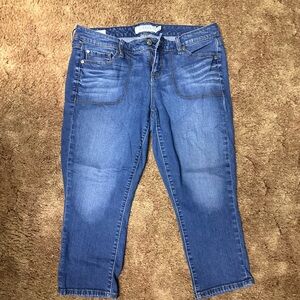 Torrid Mid-Wash Cropped Jeans